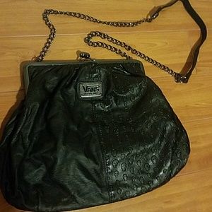 Vans Black leather  cross body bag